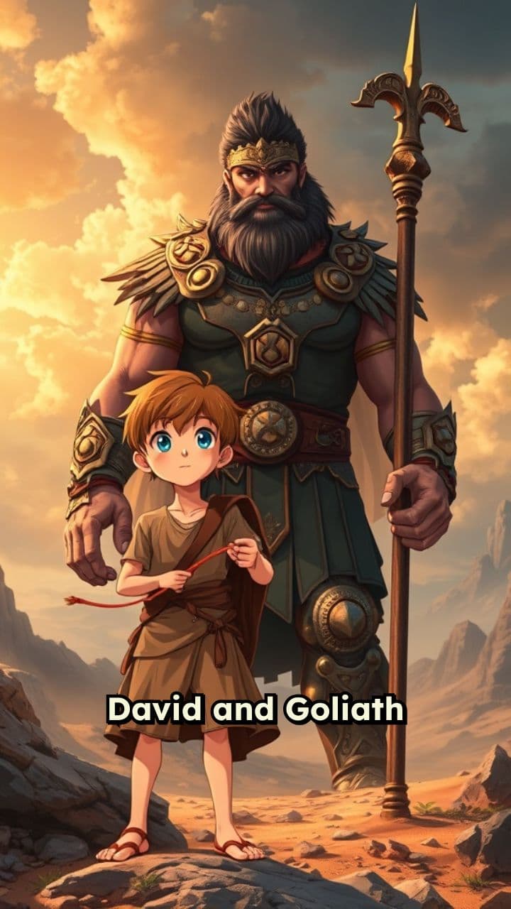 David's Faith Conquers Goliath