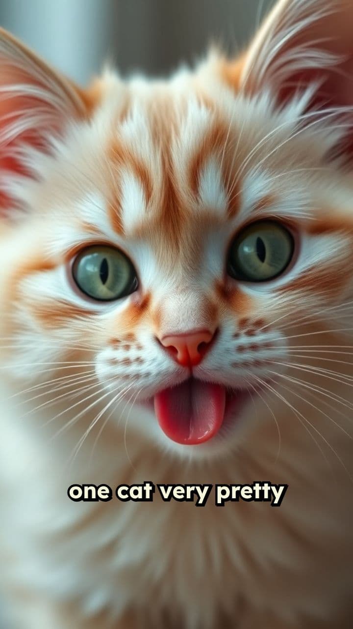 Adorable Cat Kissing the Camera