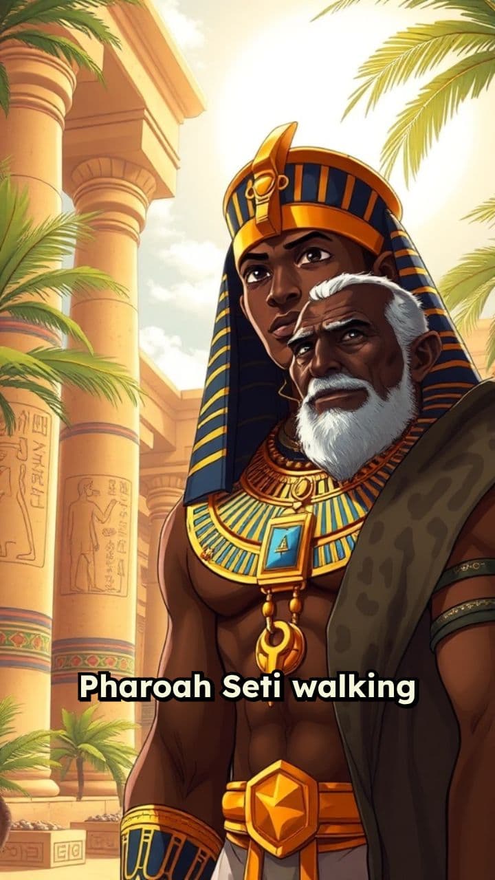 Pharaoh Seti and the Mystic Priest