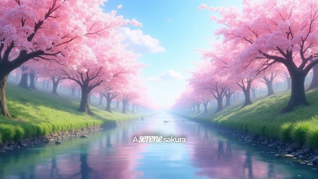 Sakura Serenity by the River