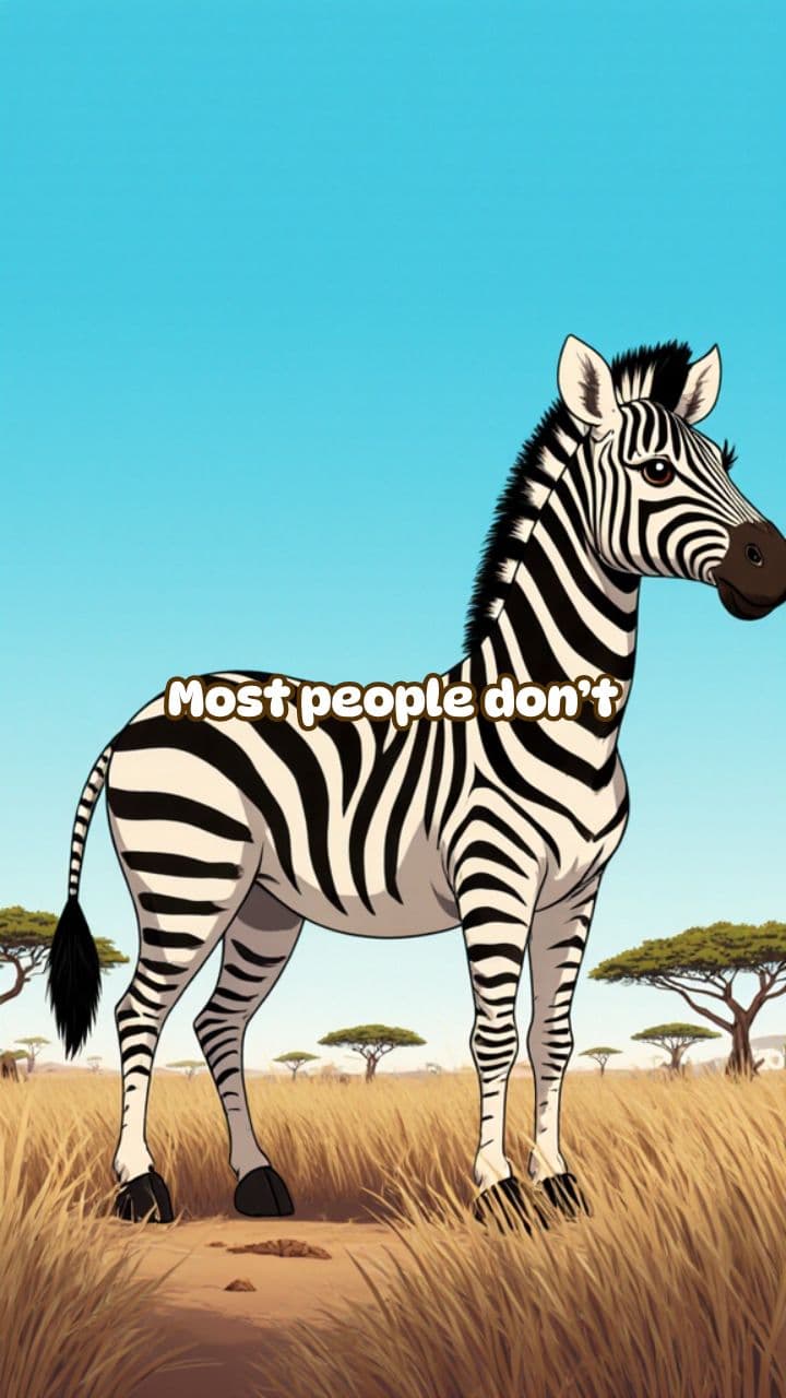 Zebras Use Stripes to Communicate Mood