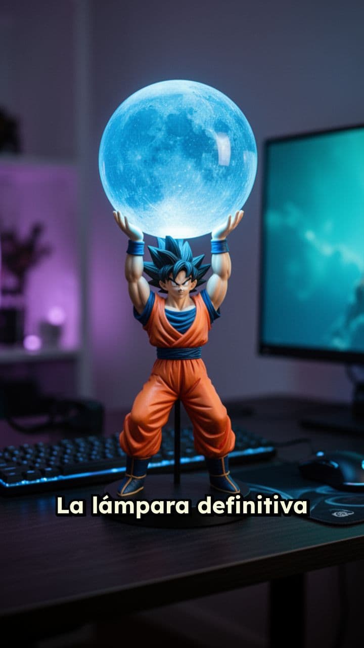 Lámpara Spirit Bomb LED de Goku