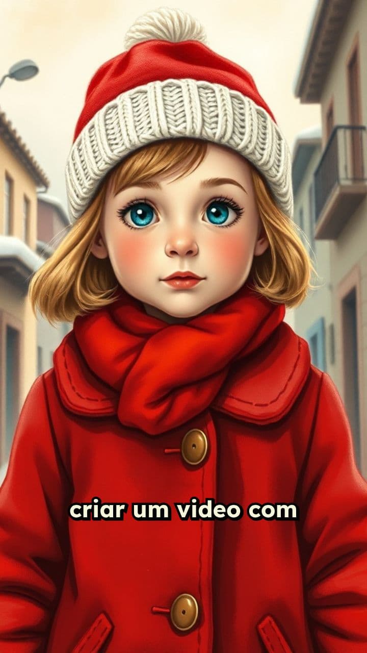 Menina no Inverno em Gramado