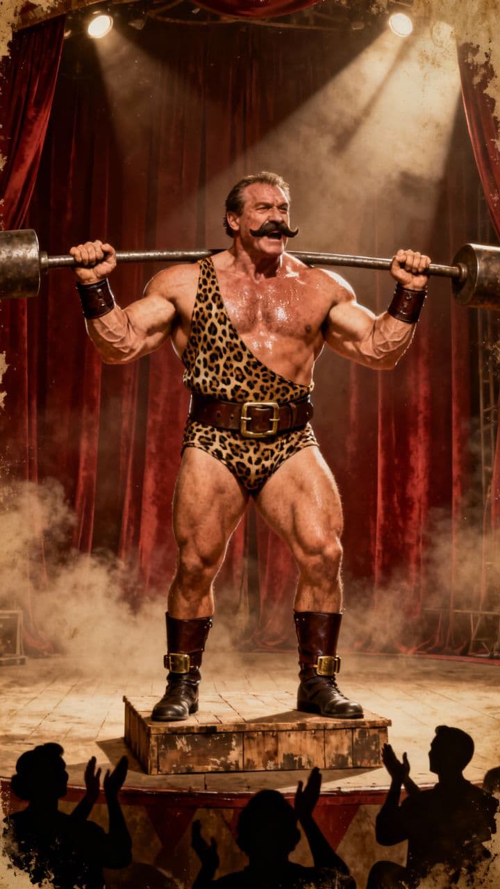 Subtle Living Strongman Poster