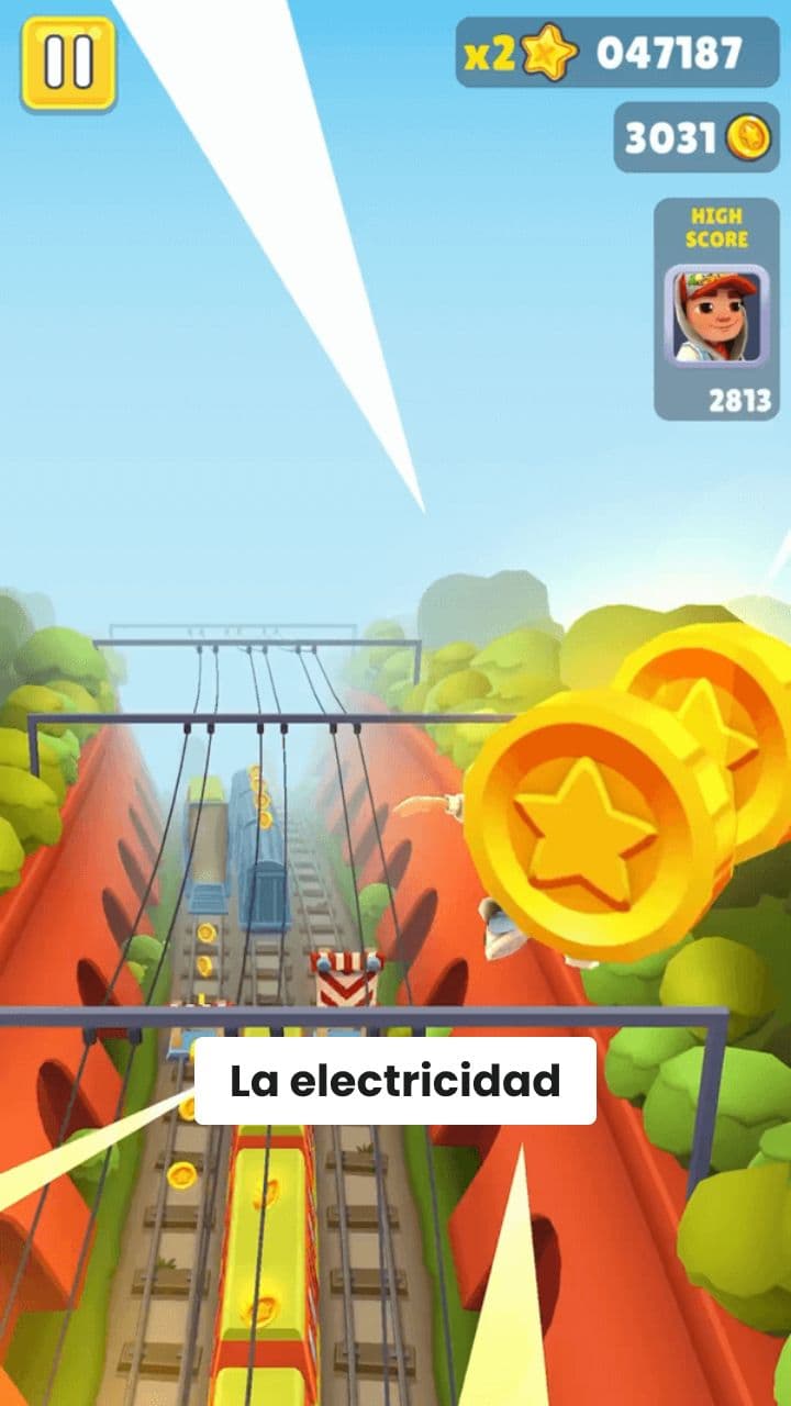 El viaje de la electricidad en un circuito