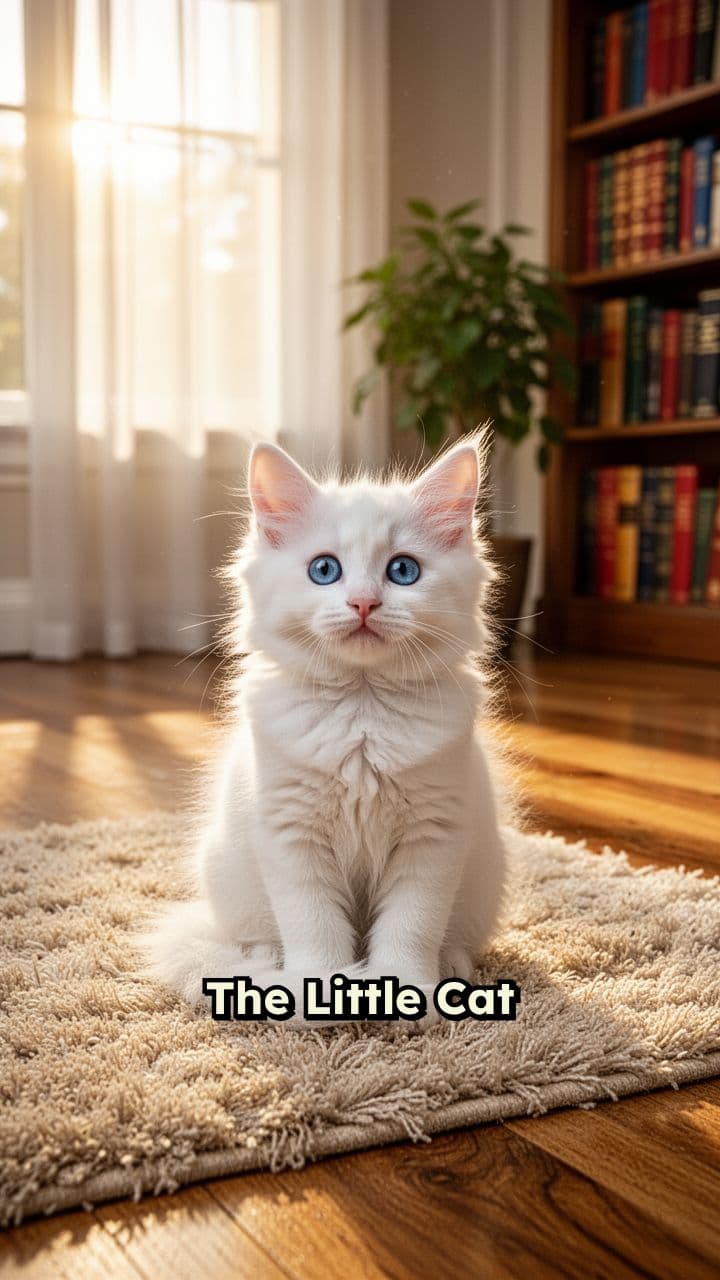 The Little Cat and the Red Ball