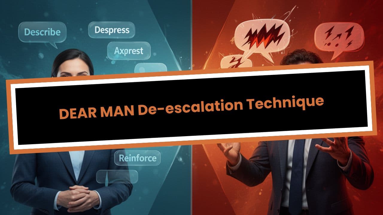 DEAR MAN De-escalation Technique