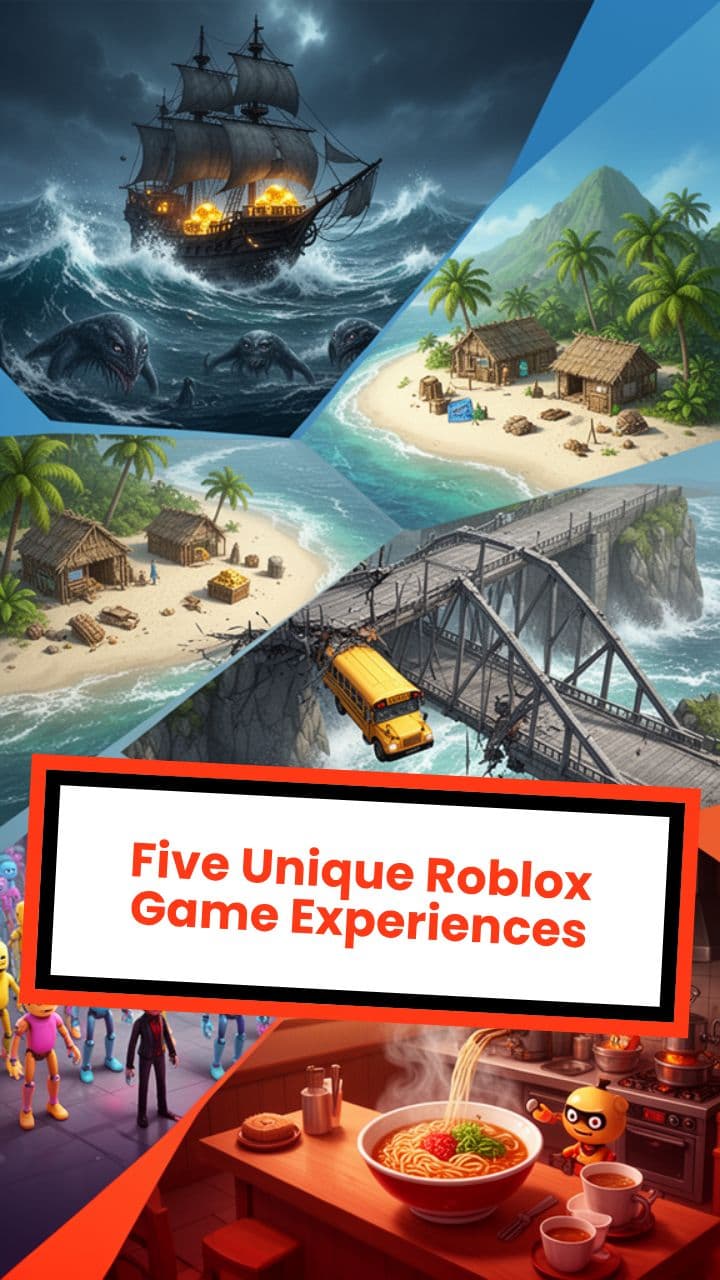 Five Unique Roblox Game Experiences