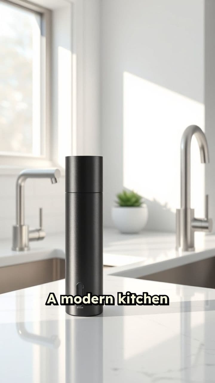 Touchless Soap Dispenser in Modern Sink