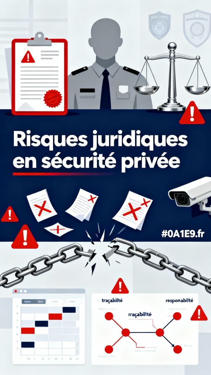 Risques juridiques en sécurité privée