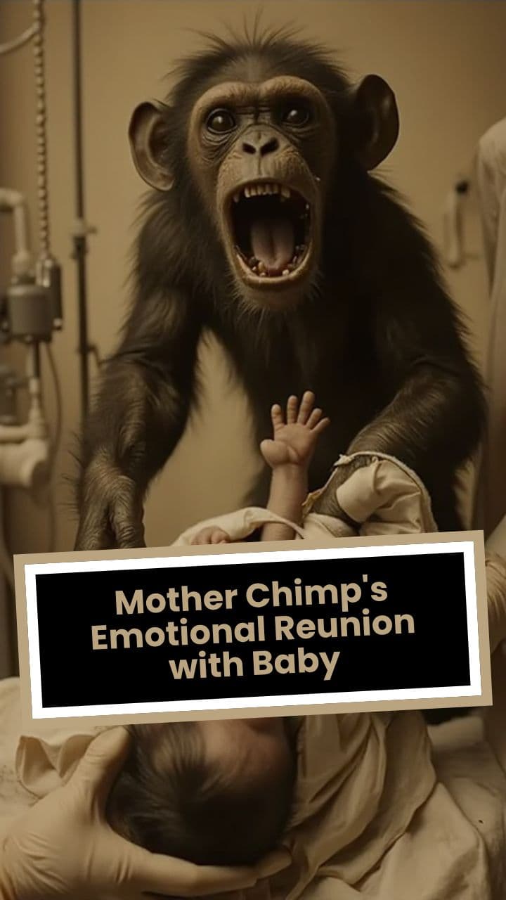 Mother Chimp's Emotional Reunion with Baby