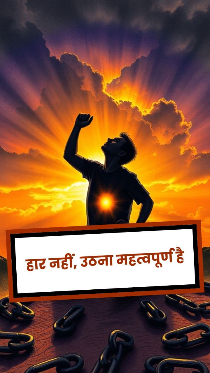 हार नहीं, उठना महत्वपूर्ण है