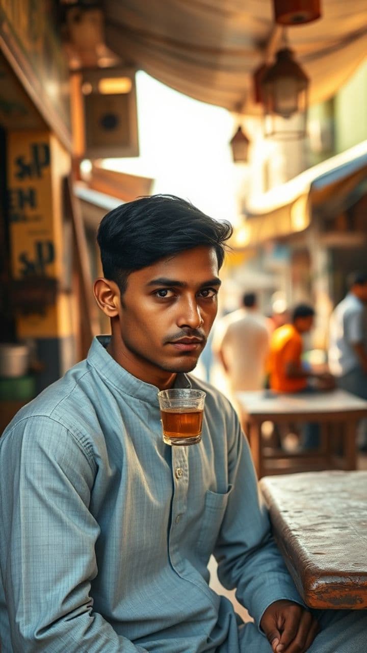 Reunion at the Tea Stall