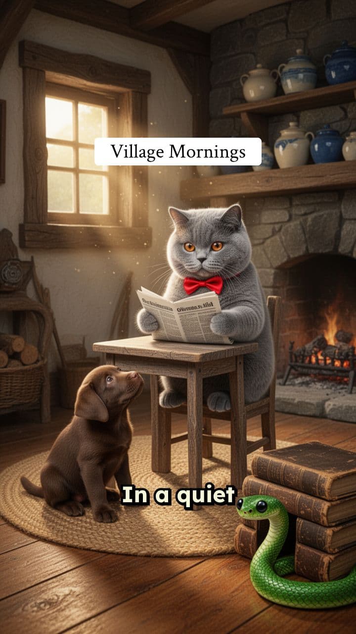 A Curious Morning in the Village