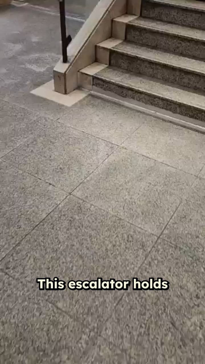 The World's Shortest Escalator