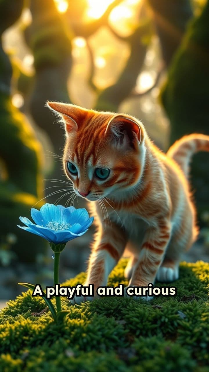 Whimsical Adventures of a Curious Cat