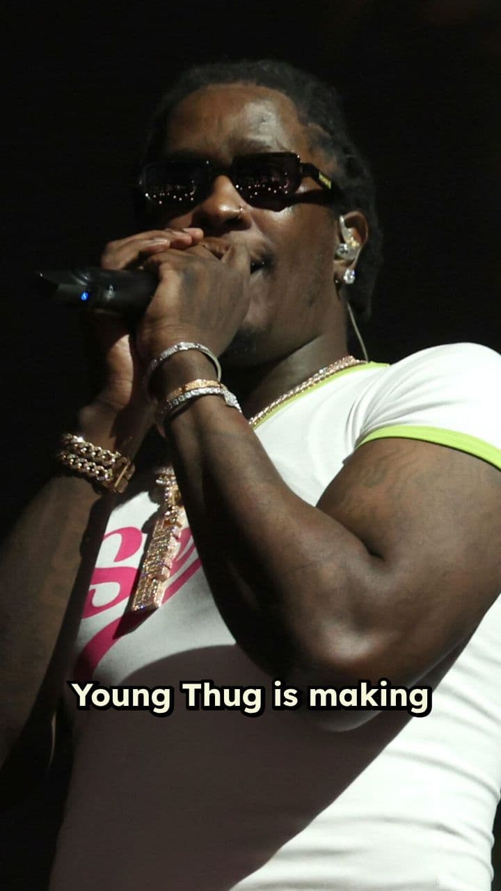 Young Thug Performs at Fulton County Courthouse