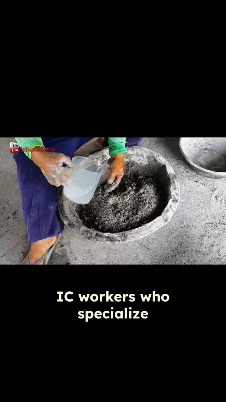 The Mysterious Cement and Water Smelting Method