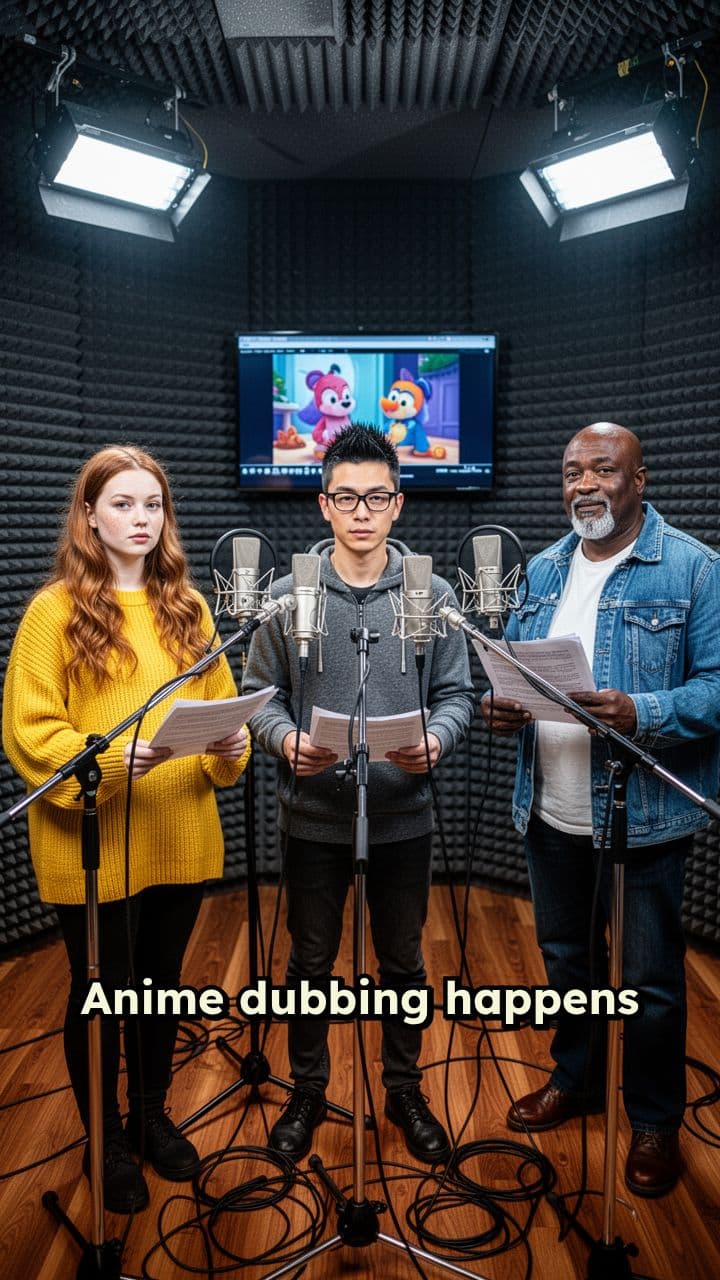 Awkward Anime Dub Recording Sessions