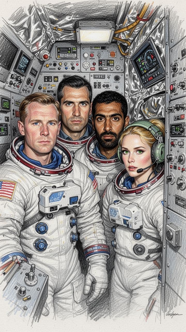 أخطر لحظات الهبوط على سطح القمر