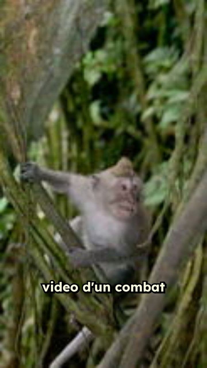 Victoire olympique du singe français