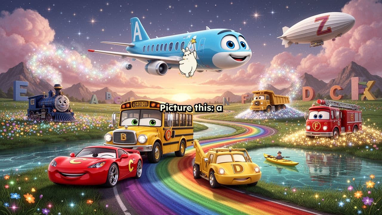 ABC Vehicles: Alphabet Adventures