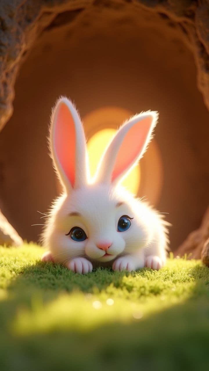 A Cute Rabbit's Day