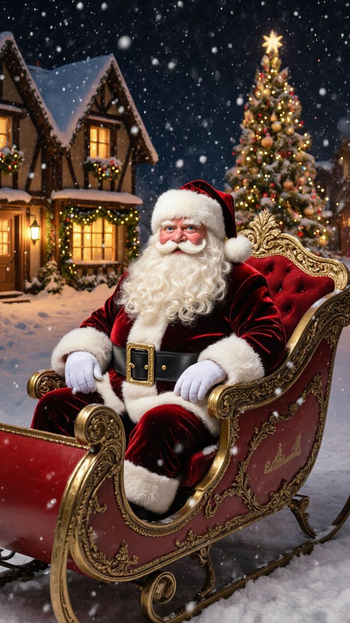 Mensagem do Papai Noel para Júlia