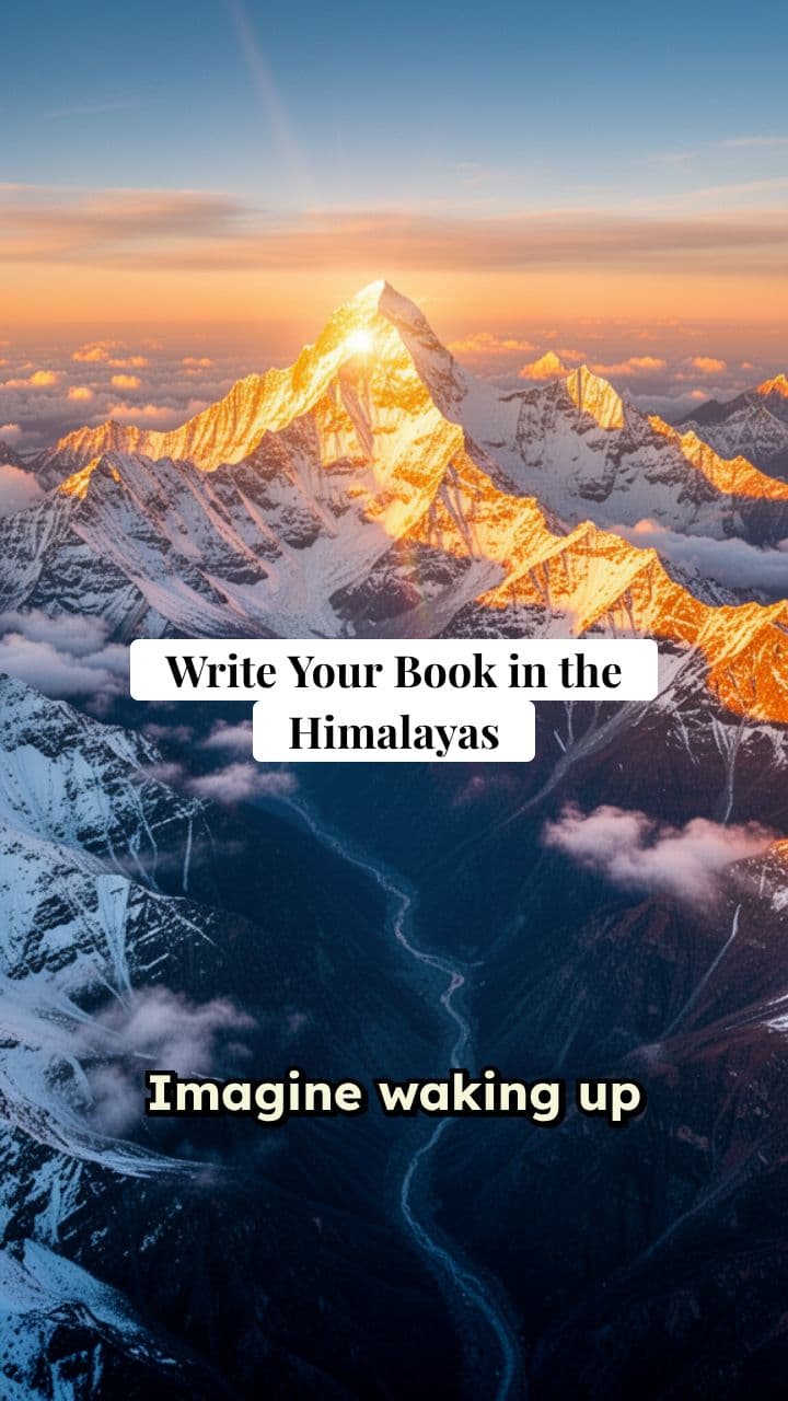 Write Your Book in the Himalayas - Spark Retreat