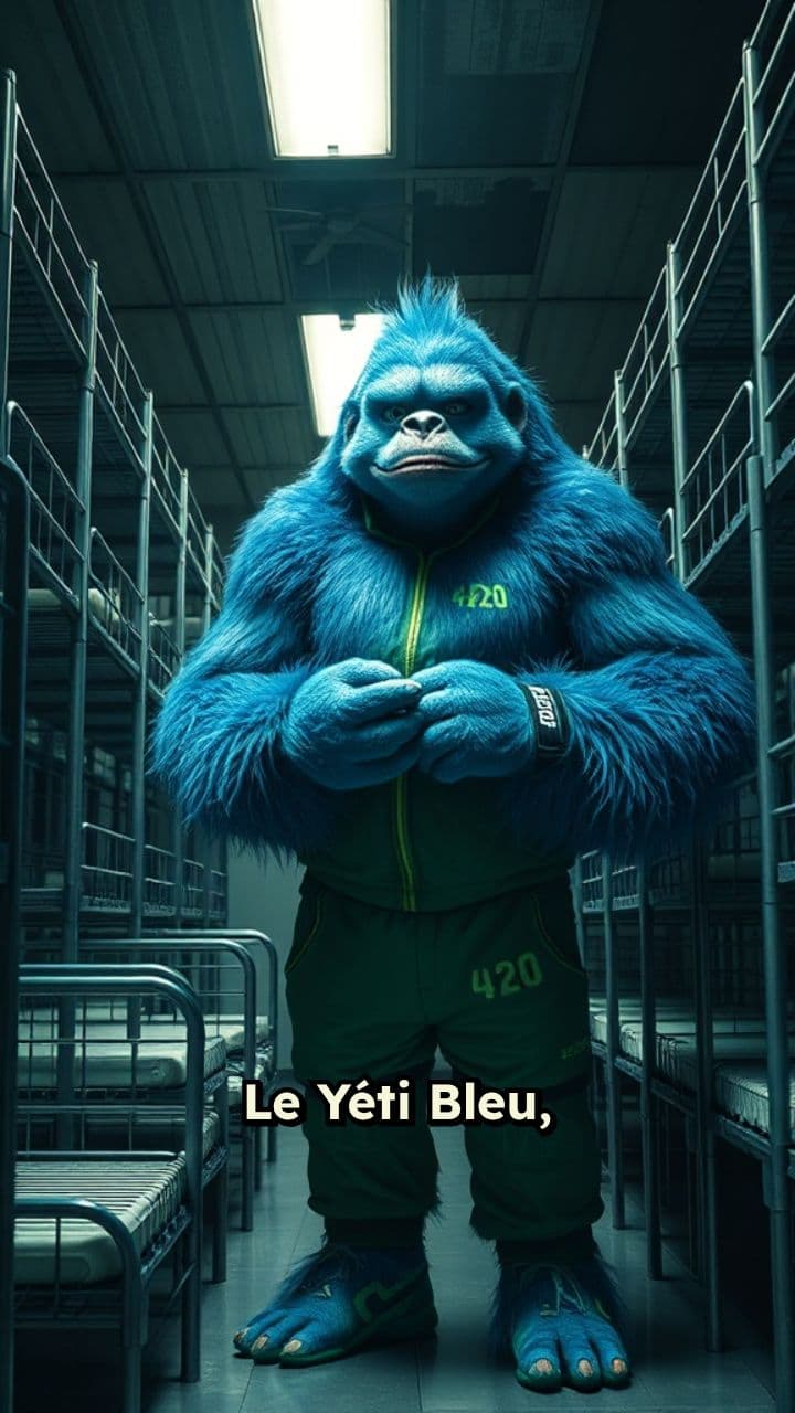 Le Yéti Bleu dans Squid Game