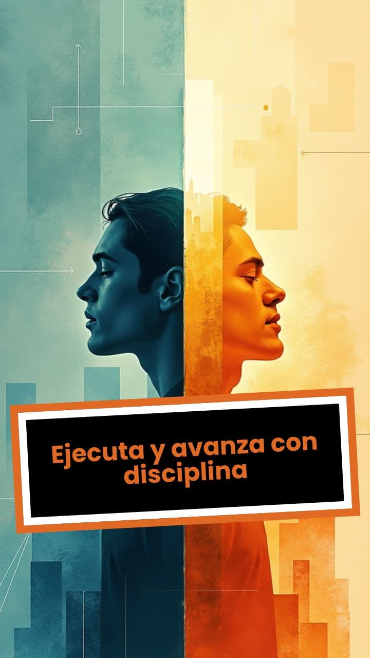 Ejecuta y avanza con disciplina