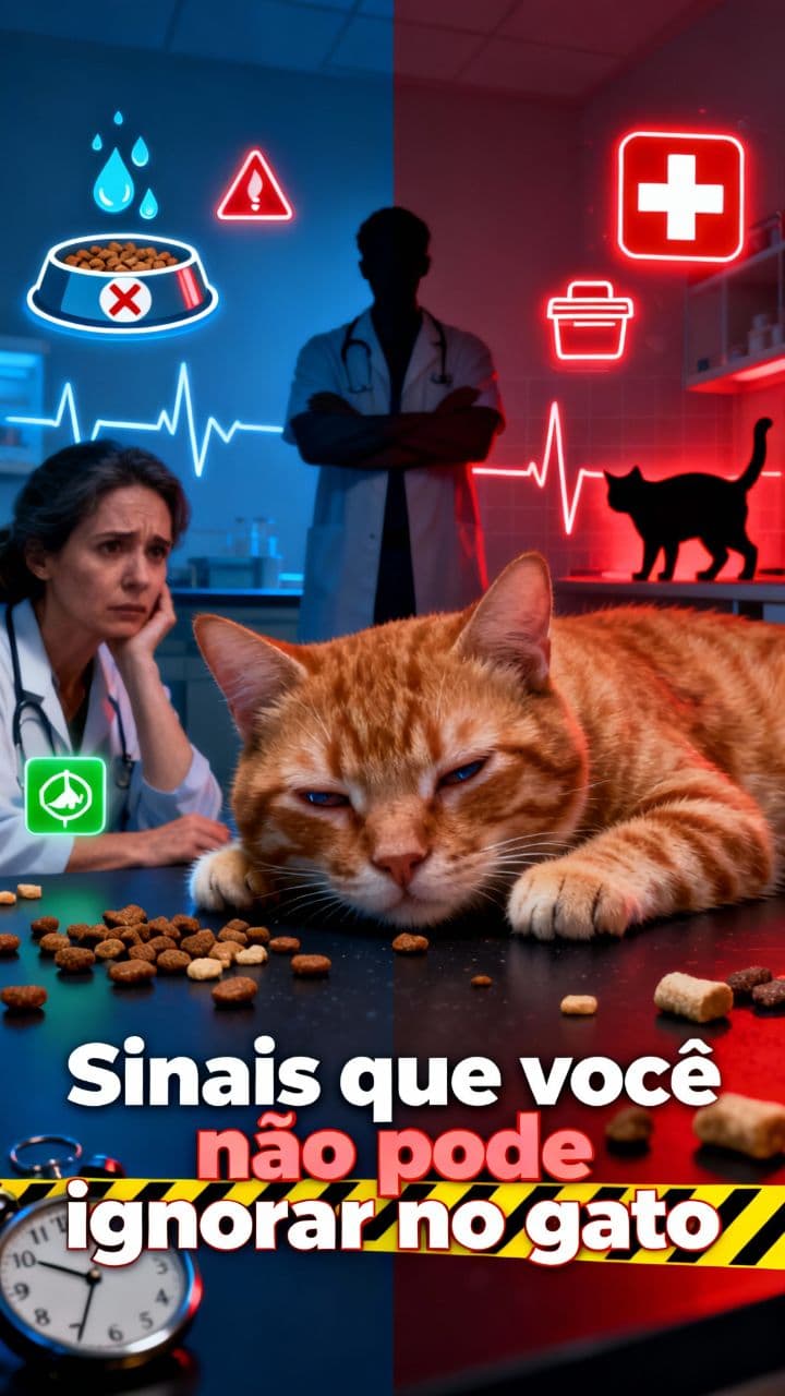 Sinais que você não pode ignorar no gato
