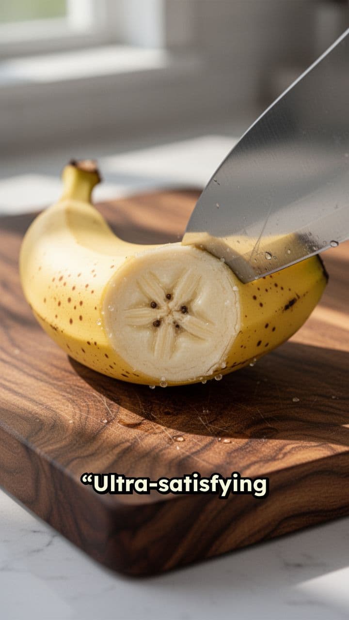 Banana Slicing ASMR with Honey