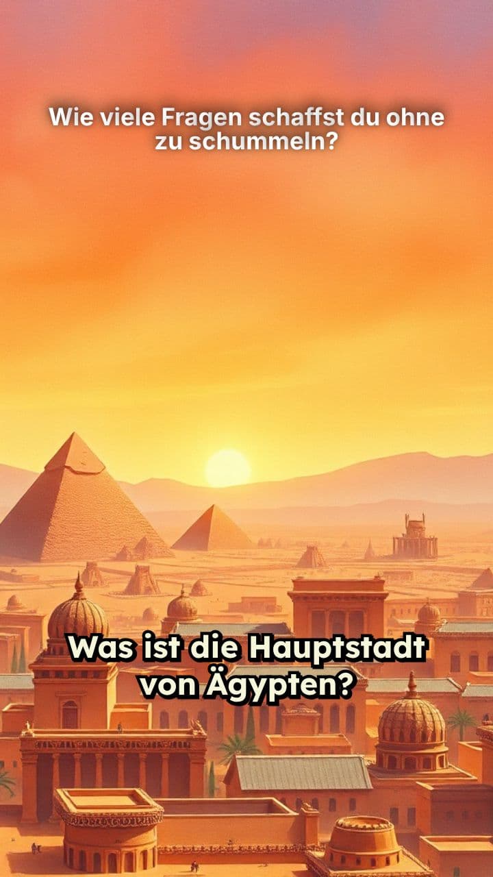 Wie viele Fragen schaffst du ohne zu schummeln?