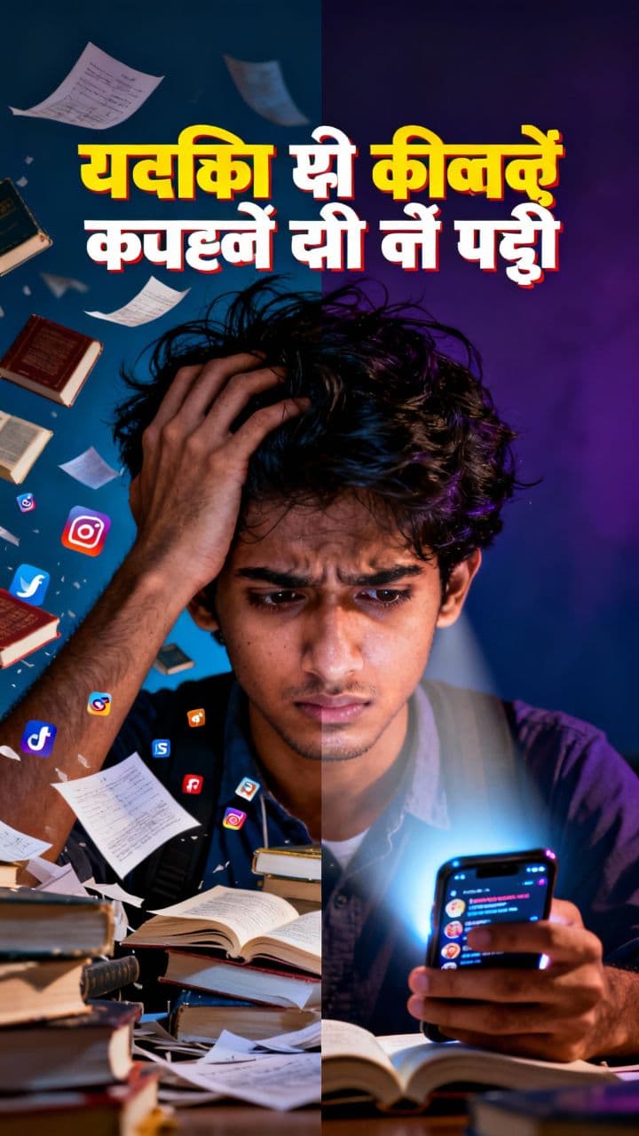 पढ़ाई की टेंशन और कुछ नहीं हो रहा