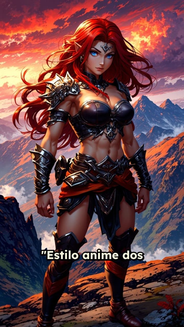 Guerreira Gótica em Templo Místico