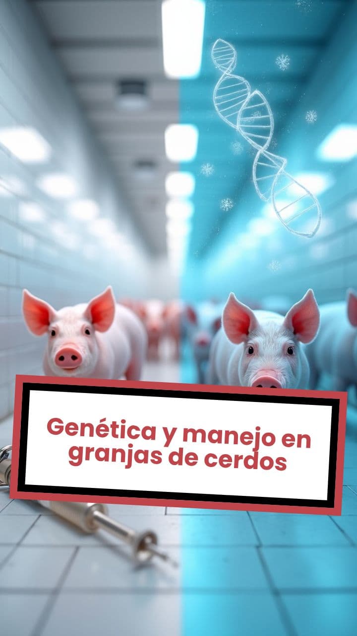 Genética y manejo en granjas de cerdos