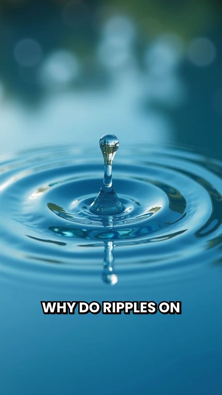 The Hypnotic Nature of Water Ripples