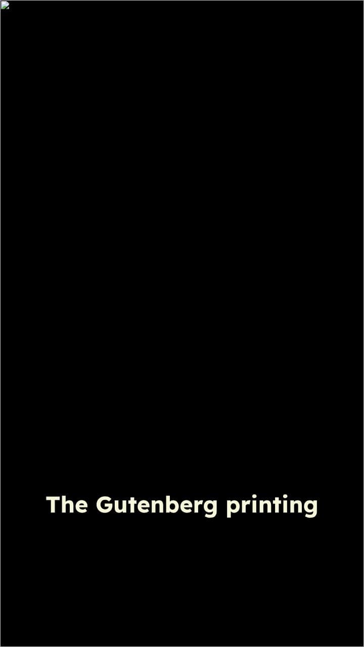 The Impact of the Gutenberg Press