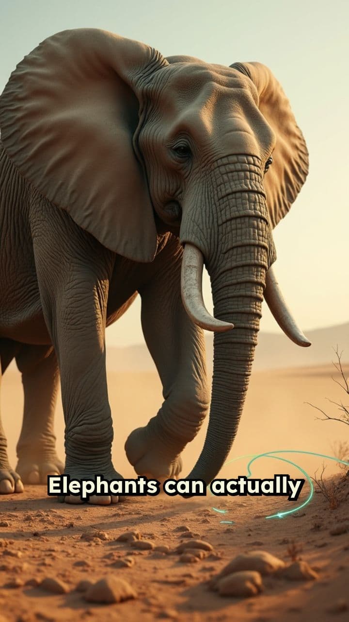 Elephants' Secret Communication Through Vibrations
