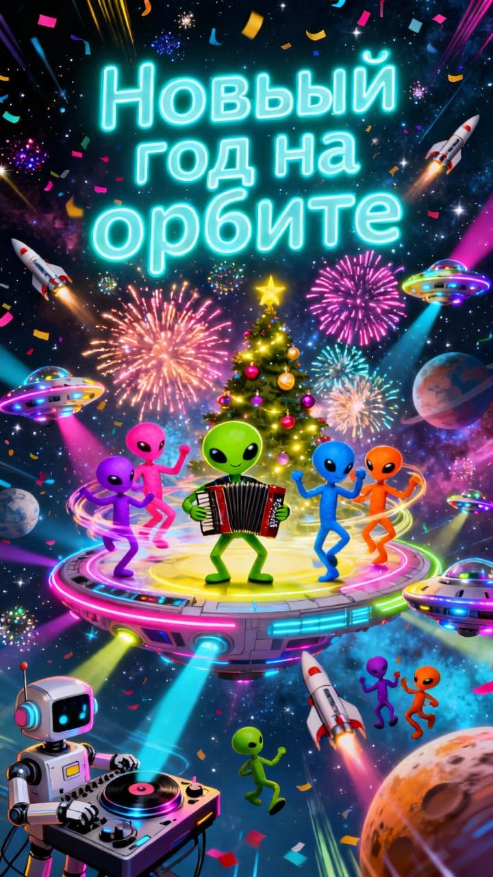 Новый год на орбите