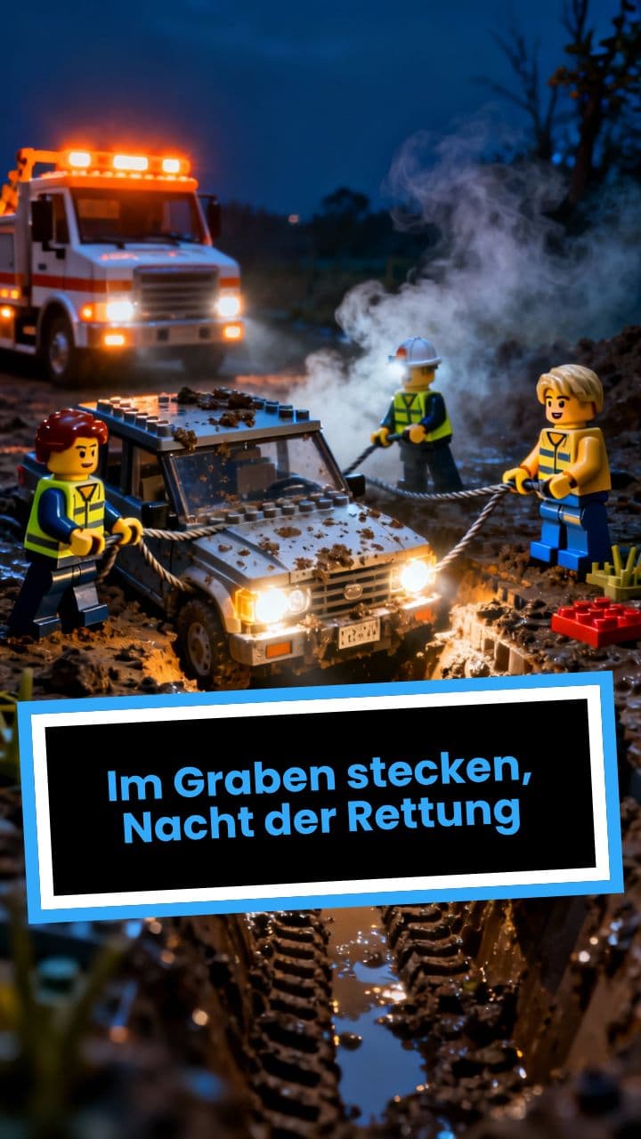 Im Graben stecken, Nacht der Rettung