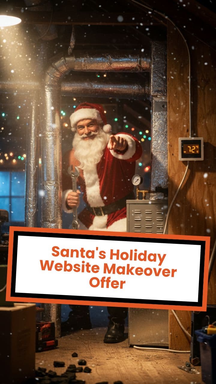 Santa's Holiday Website Makeover Offer