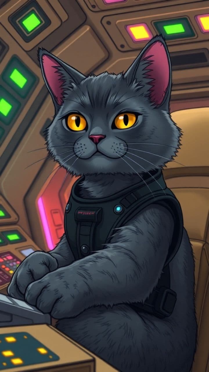 Space Neko Takeoff