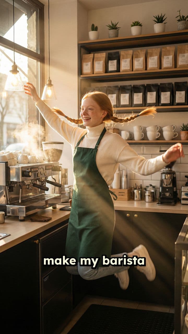 Wild Barista Dance Latte Routine