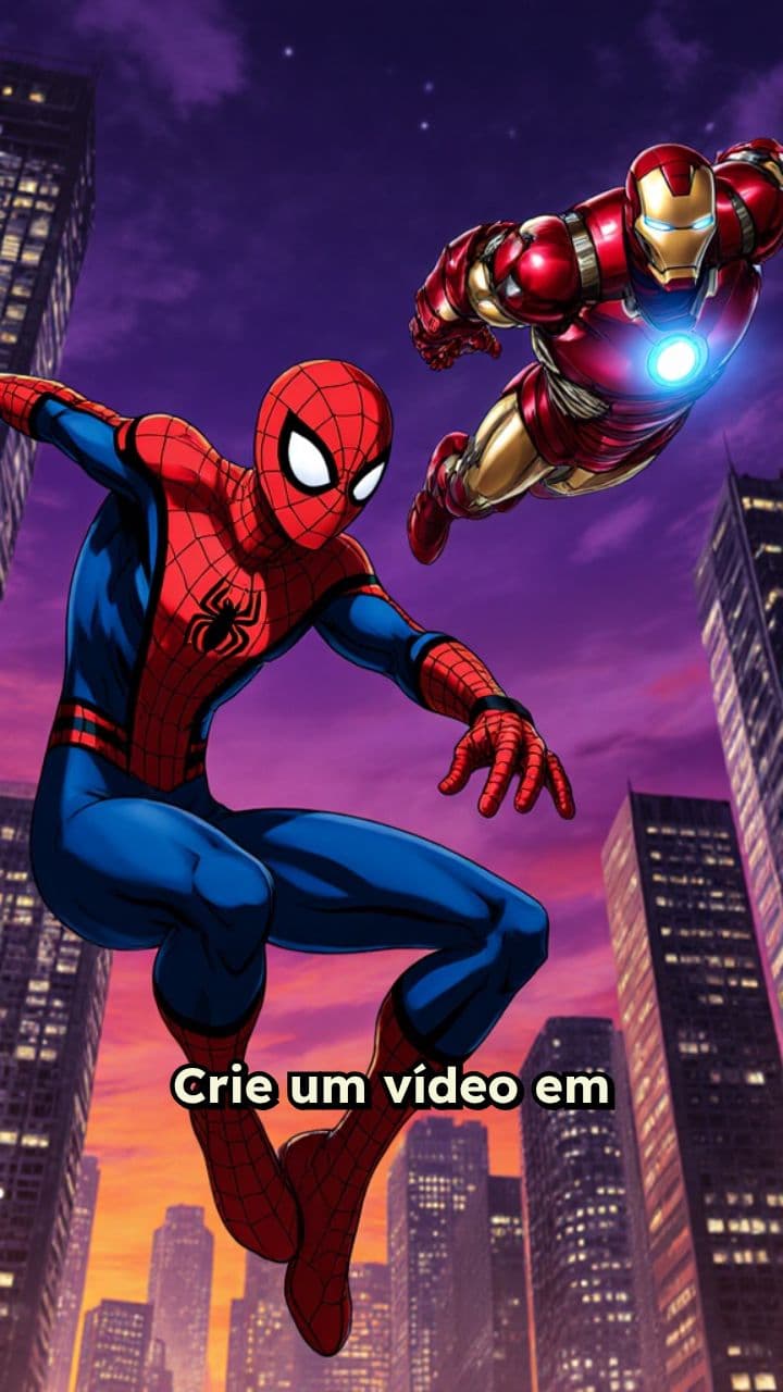 Batalha Épica: Homem-Aranha vs Homem de Ferro
