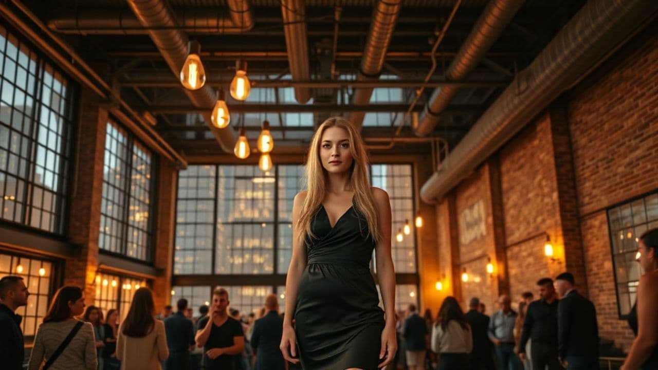 När du står där och ler