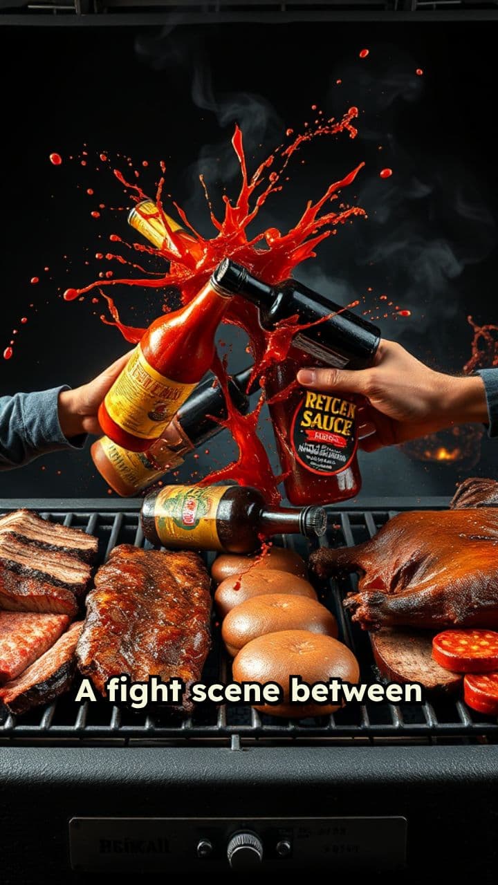 Barbecue Sauce Showdown on the Grill