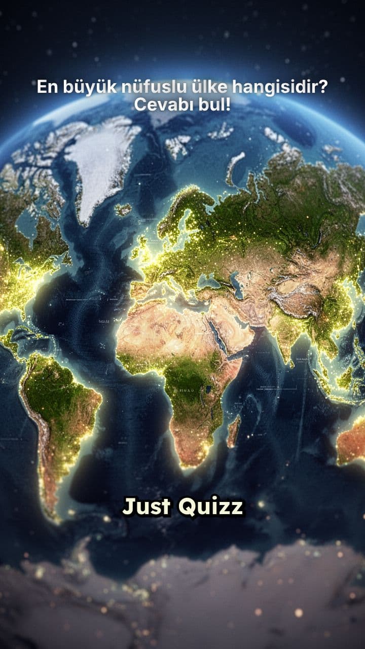 En büyük nüfuslu ülke hangisidir? Cevabı bul!