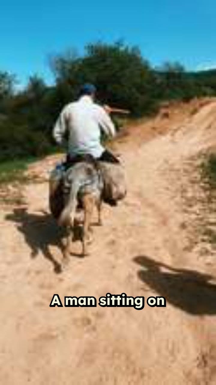 Backward Journey with a Donkey